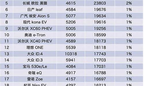 新能源汽车销量排行_新能源汽车销量排行榜2023